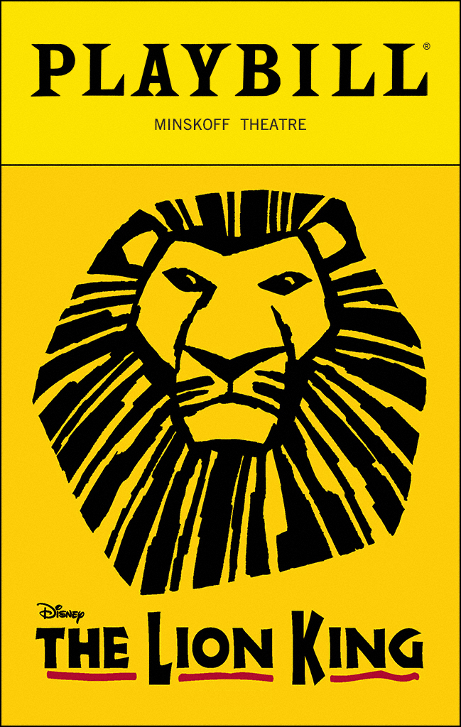 The Lion King Playbill
