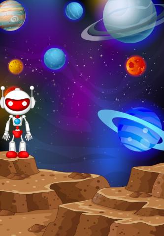 Robot on Mars