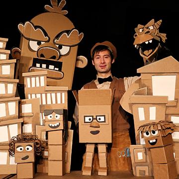cardboard explosion