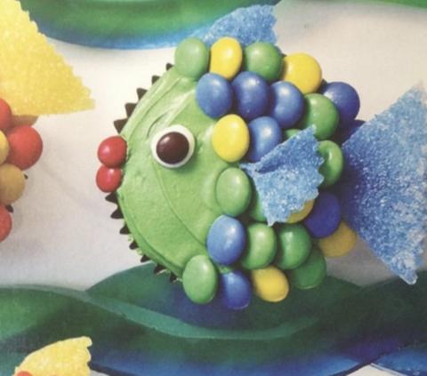 fish cupcake