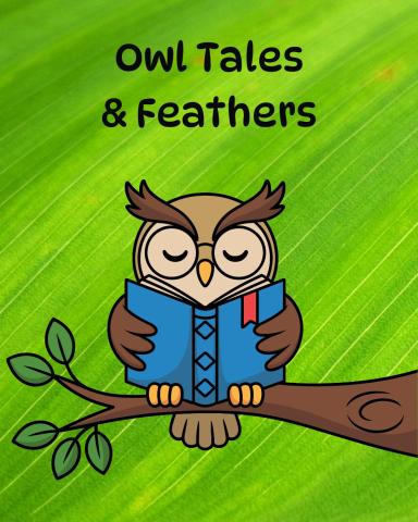 cartoon owl in tree