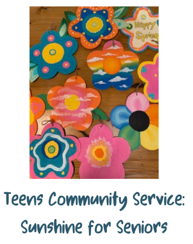 Teens Community Service: Sunshine for Seniors