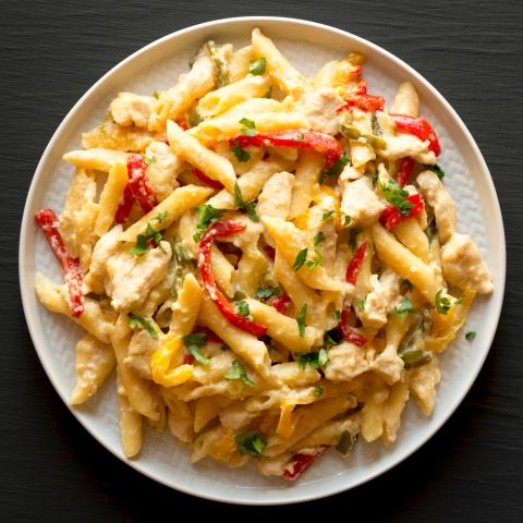 Chicken Fajita Penne Pasta