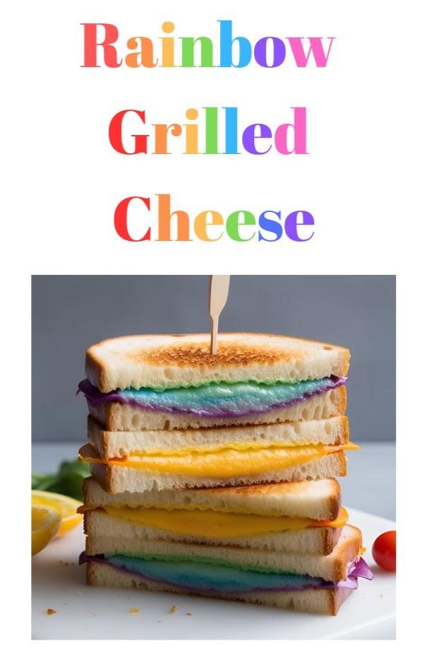 rainbow grilled cheese