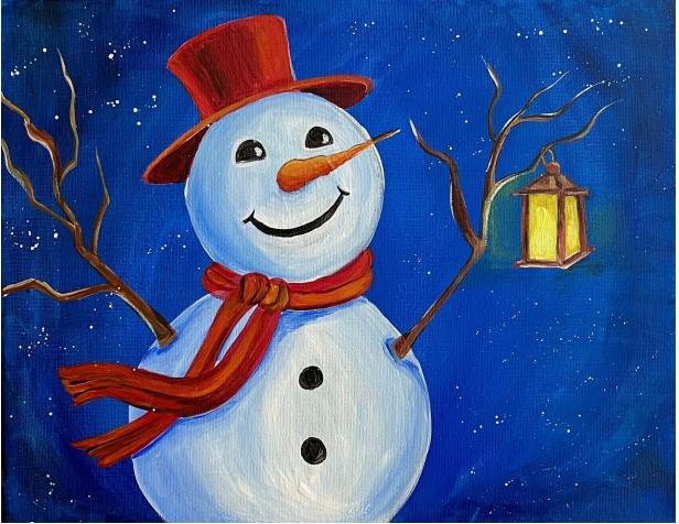 Winter's Whimsical Watcher