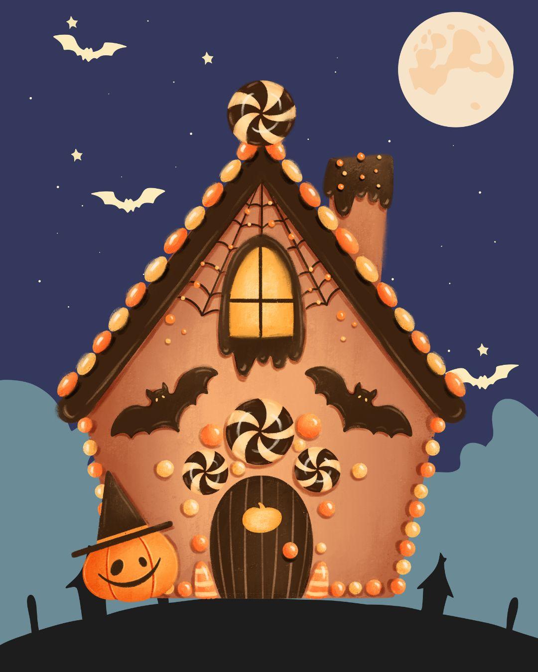 haunted gingerbread house