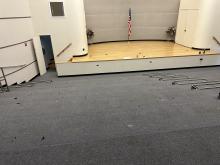 theater chairs removed #1